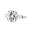 5.45ct Round Brilliant Cut Diamond Three-Stone Engagement Ring