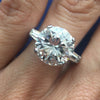 5.45ct Round Brilliant Cut Diamond Three-Stone Engagement Ring