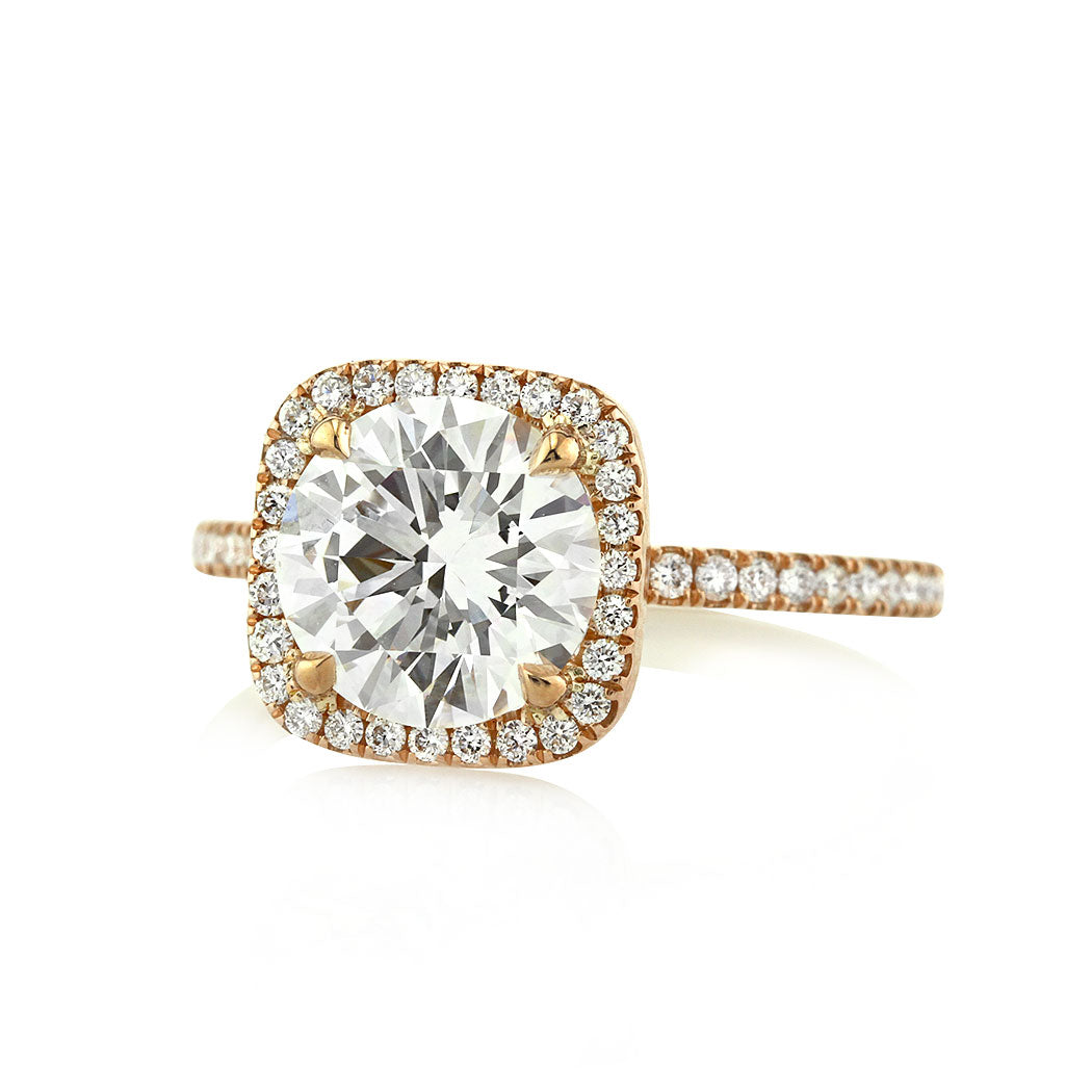 2.68ct Round Brilliant Cut Diamond Engagement Ring