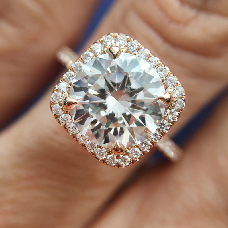 2.68ct Round Brilliant Cut Diamond Engagement Ring
