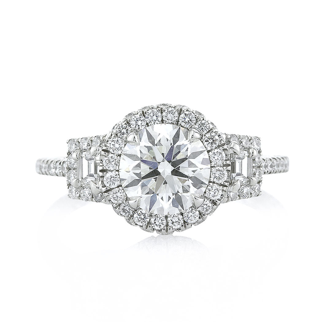 2.26ct Round Brilliant Cut Diamond Engagement Ring