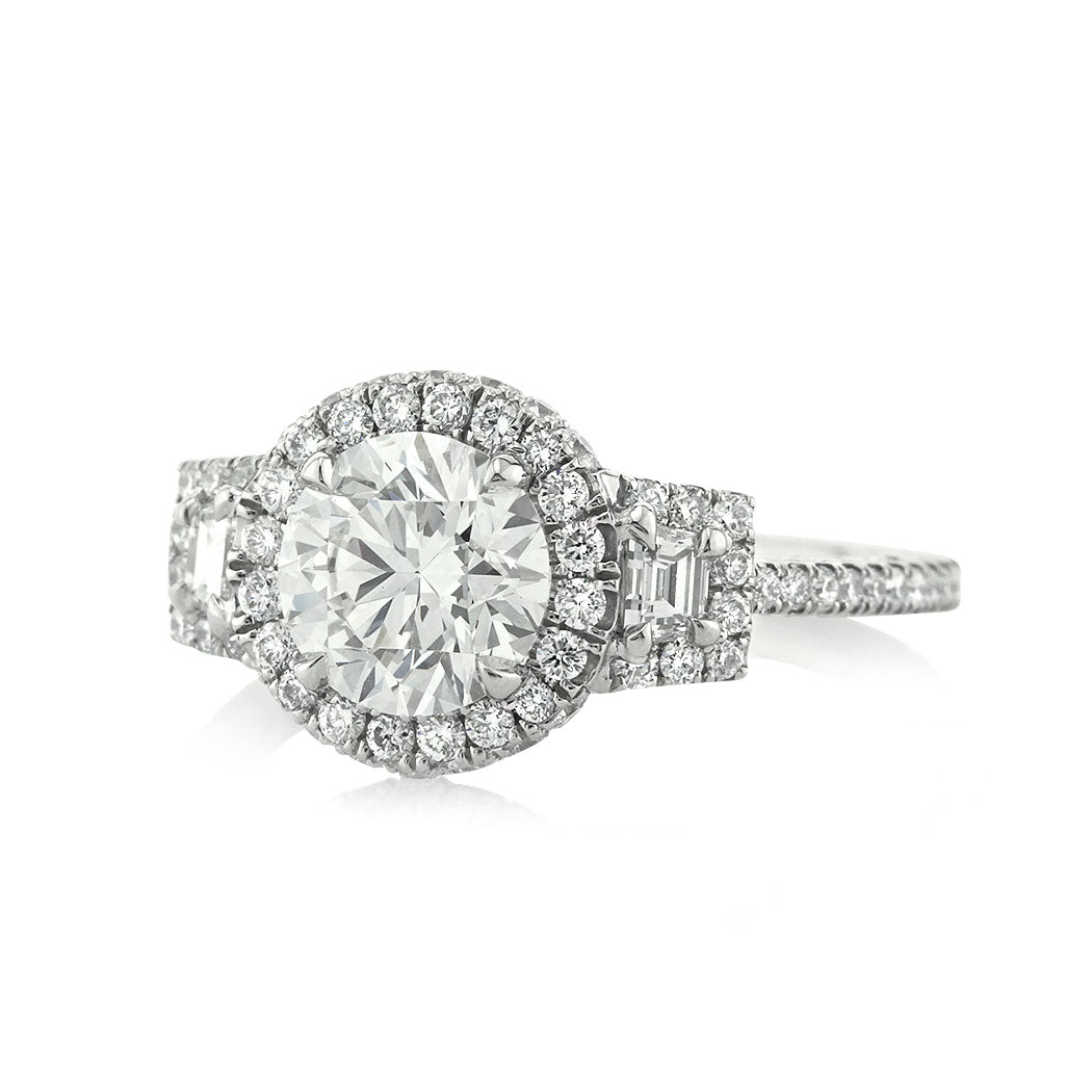 2.26ct Round Brilliant Cut Diamond Engagement Ring