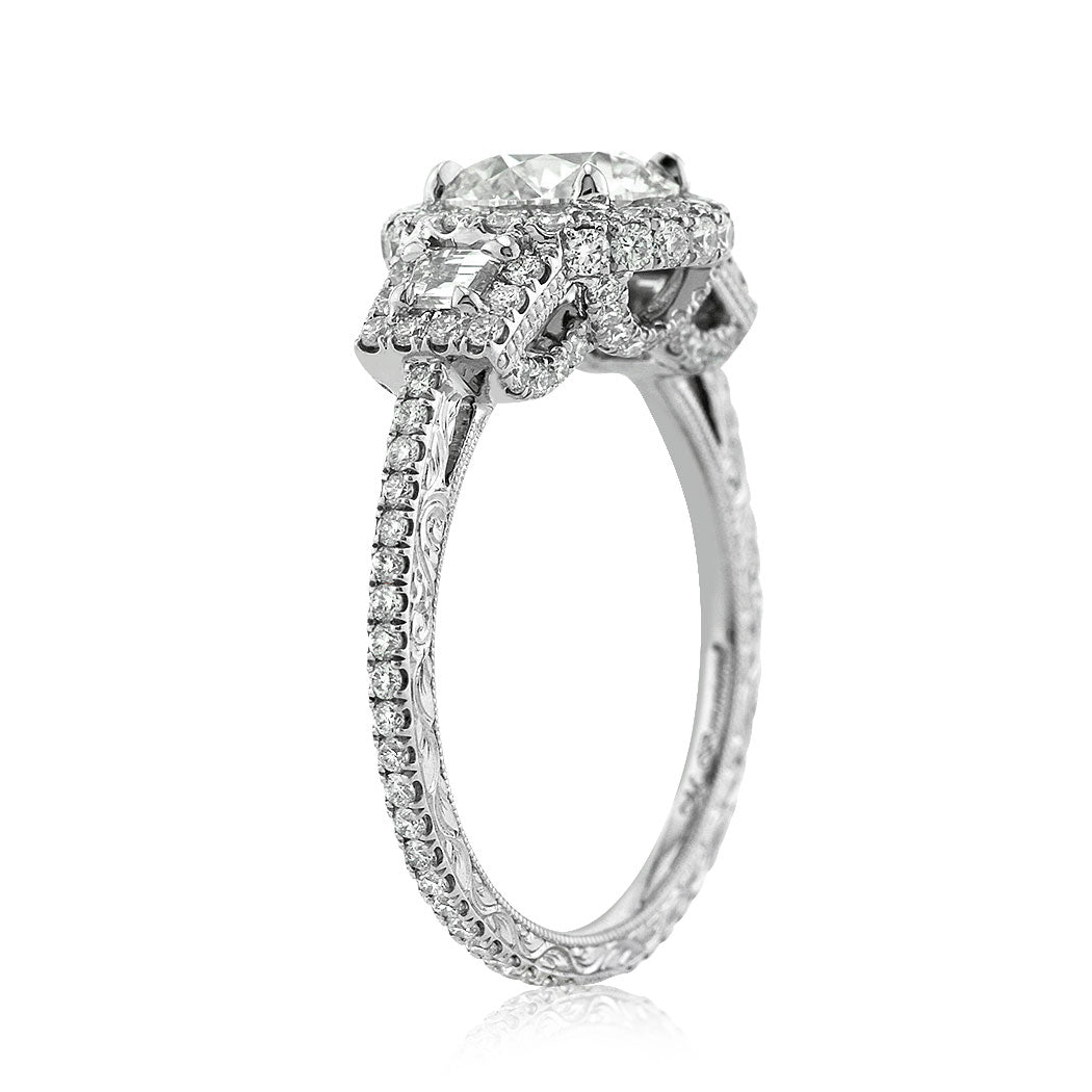 2.26ct Round Brilliant Cut Diamond Engagement Ring