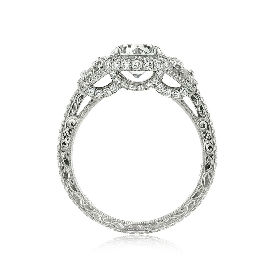 2.26ct Round Brilliant Cut Diamond Engagement Ring