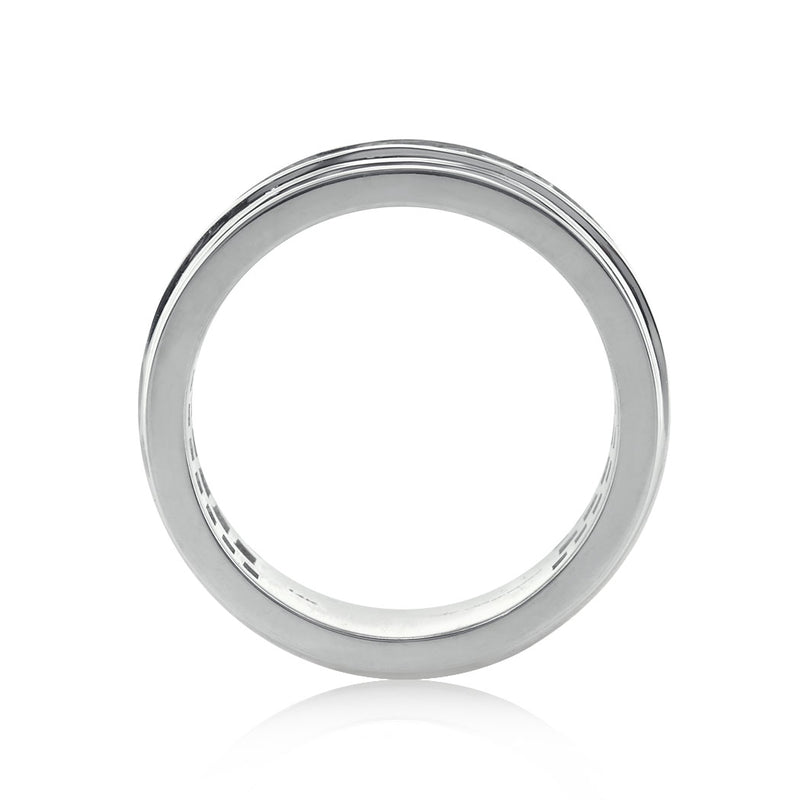 2.95ct Round and Baguette Cut Diamond Wedding Band