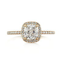 1.85ct Cushion Cut Diamond Engagement Ring