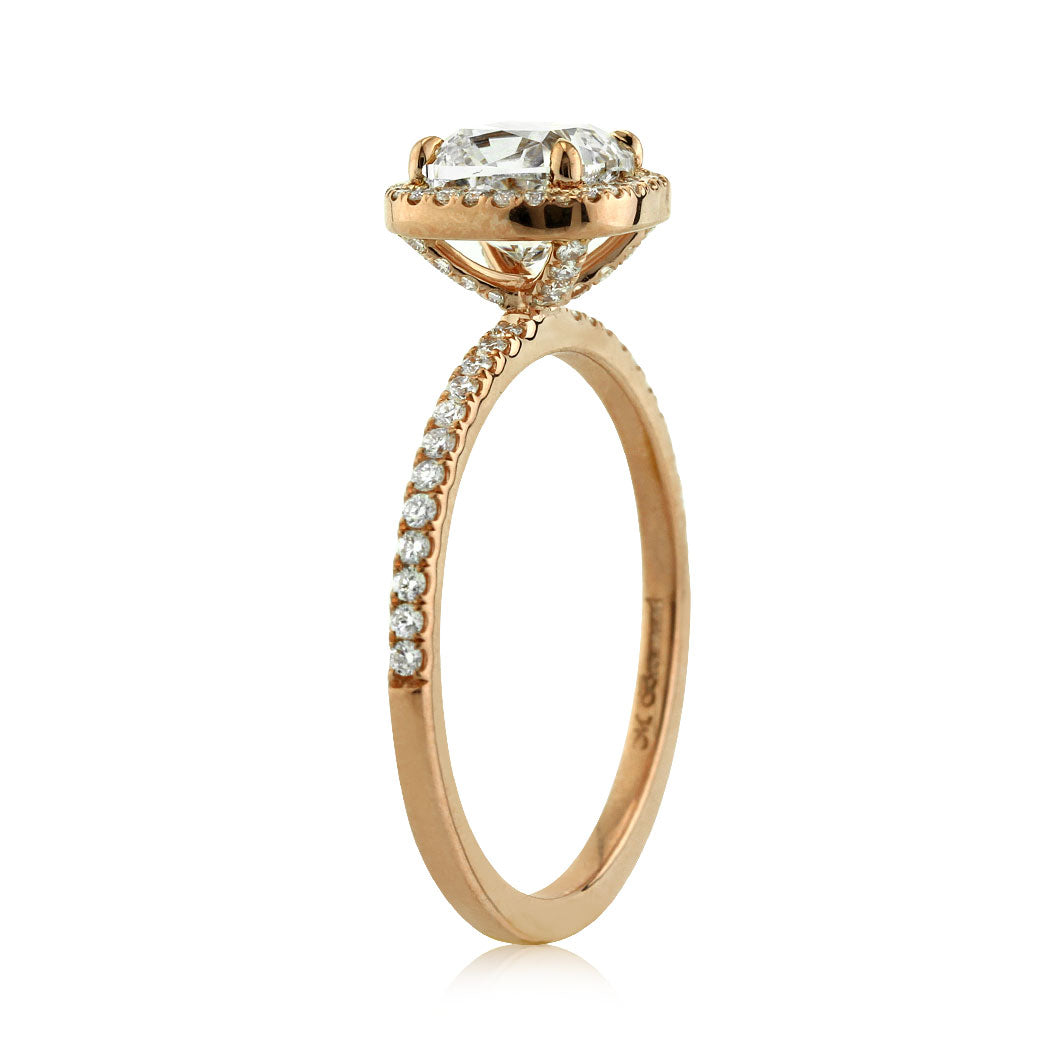 1.85ct Cushion Cut Diamond Engagement Ring