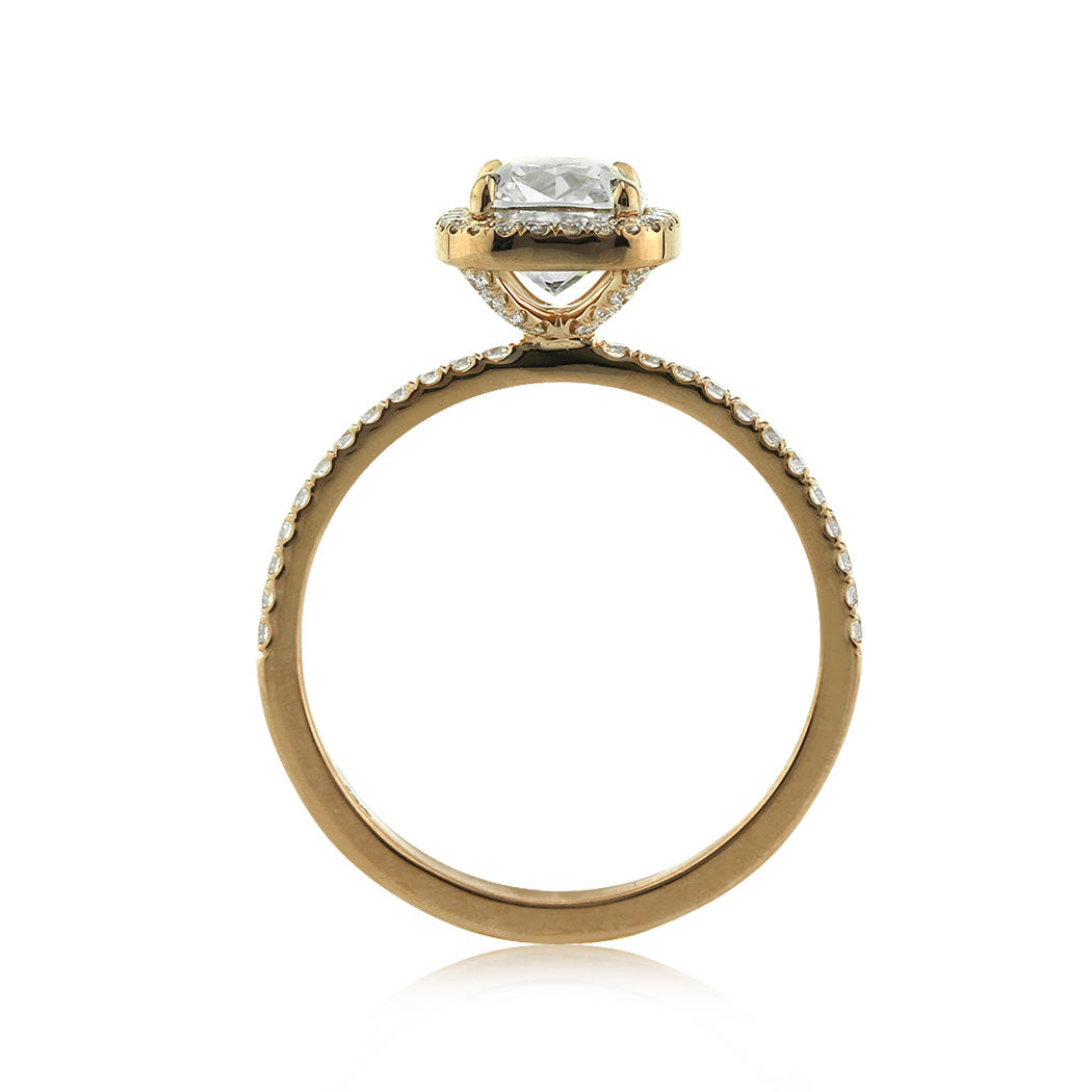 1.85ct Cushion Cut Diamond Engagement Ring