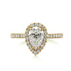 1.55ct Pear Shaped Diamond Engagement Ring