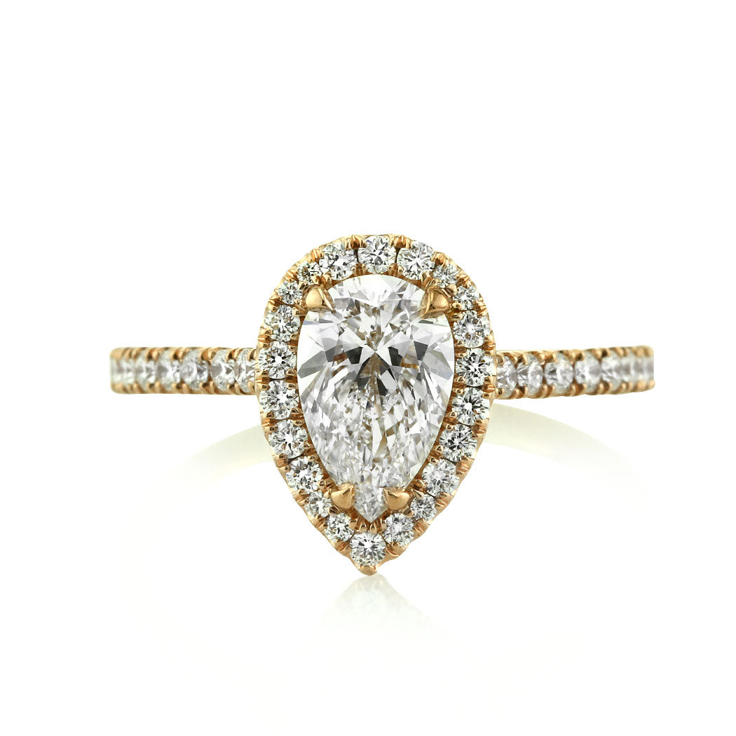 1.55ct Pear Shaped Diamond Engagement Ring