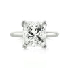 5.29ct Princess Cut Diamond Solitaire Engagement Ring