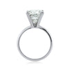 5.29ct Princess Cut Diamond Solitaire Engagement Ring