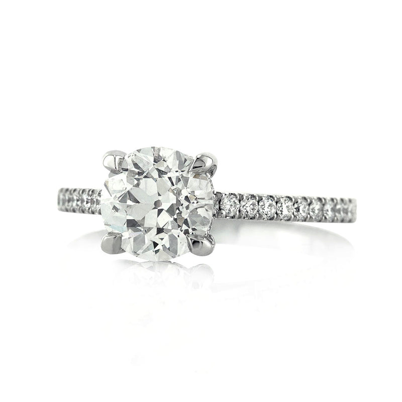 2.31ct Old European Cut Diamond Engagement Ring