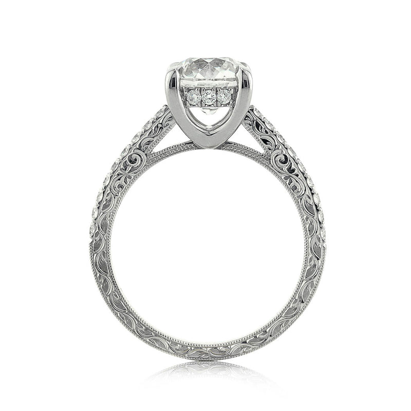 2.31ct Old European Cut Diamond Engagement Ring