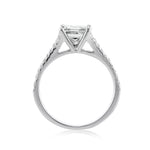 1.57ct Princess Cut Diamond Engagement Ring