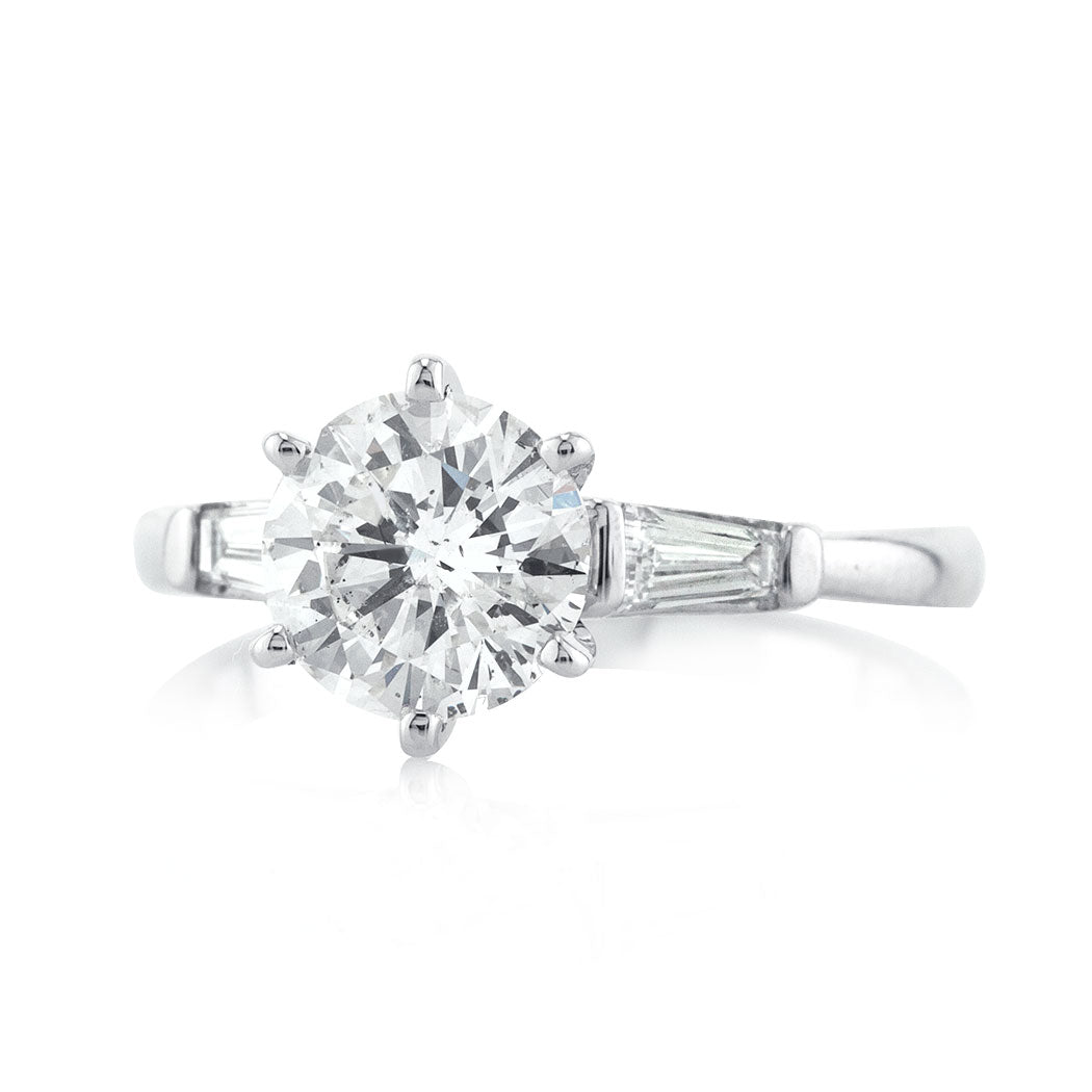 1.91ct Round Brilliant Cut Diamond Engagement Ring