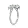 2.63ct Asscher Cut Diamond Vintage Engagement Ring