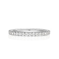 0.70ct Round Brilliant Cut Diamond Eternity Band in 18k White Gold