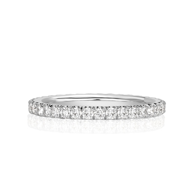 0.70ct Round Brilliant Cut Diamond Eternity Band in 18k White Gold