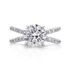 3.36ct Round Brilliant Cut Diamond Engagement Ring