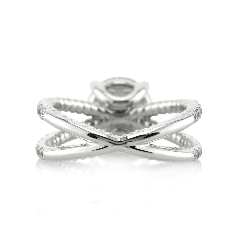 3.36ct Round Brilliant Cut Diamond Engagement Ring