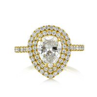 1.99ct Pear Shaped Diamond Engagement Ring
