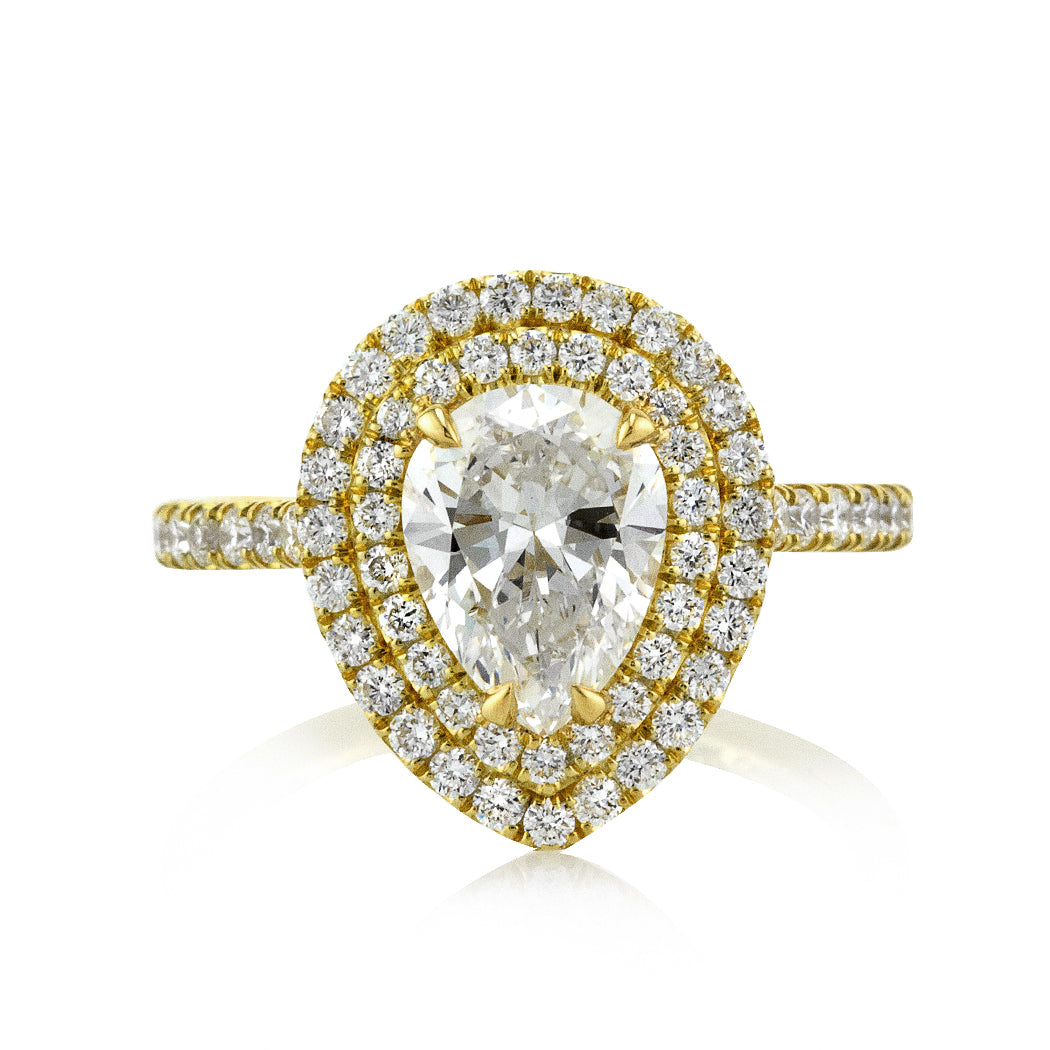 1.99ct Pear Shaped Diamond Engagement Ring