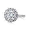 3.01ct Round Brilliant Cut Diamond Engagement Ring