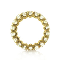 11.45ct Fancy Yellow Radiant Cut Diamond Eternity Band