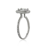 1.36ct Radiant Cut Vintage Diamond Engagement Ring