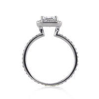 1.36ct Radiant Cut Vintage Diamond Engagement Ring