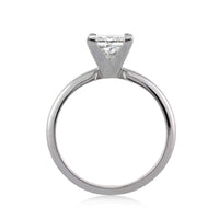 1.21ct Princess Cut Diamond Solitaire Engagement Ring