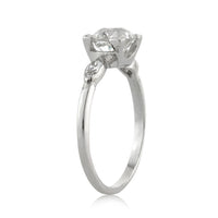 1.47ct Old European Cut Diamond Vintage Engagement Ring