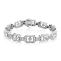 2.75ct Round Brilliant Cut Diamond Link Bracelet