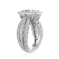 2.76ct Emerald Cut Diamond Engagement Ring