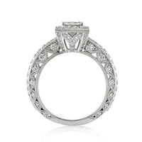2.76ct Emerald Cut Diamond Engagement Ring