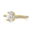 1.31ct Oval Cut Diamond Engagement Ring