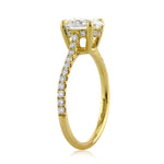 1.31ct Oval Cut Diamond Engagement Ring