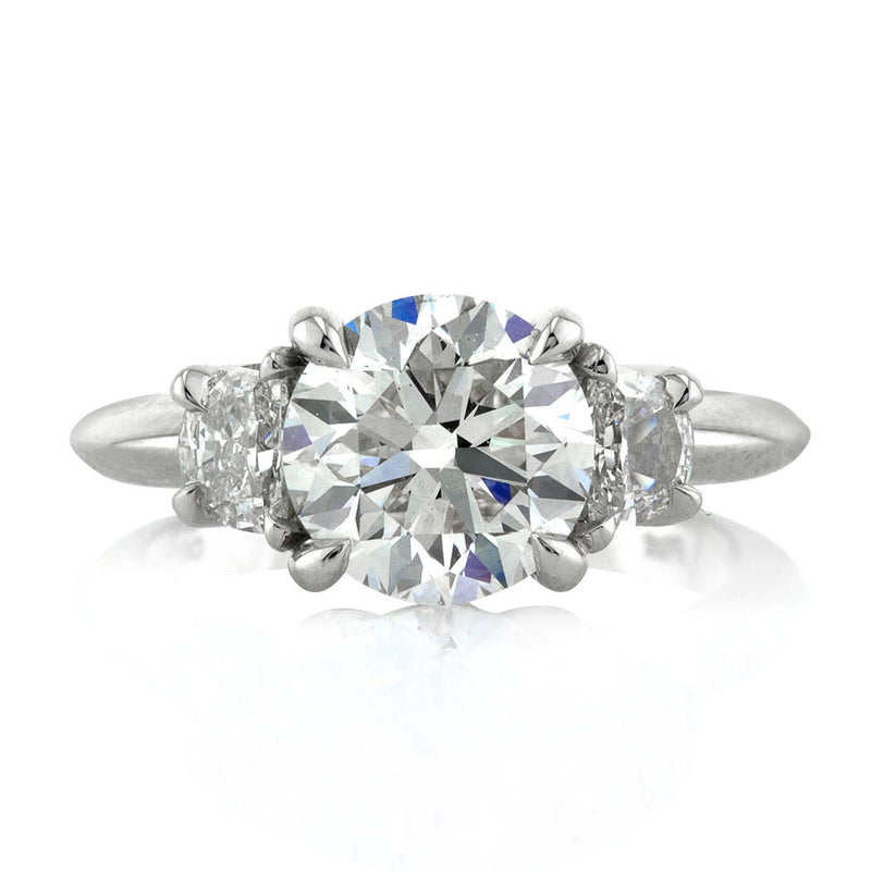 2.39ct Round Brilliant Cut Diamond Engagement Ring