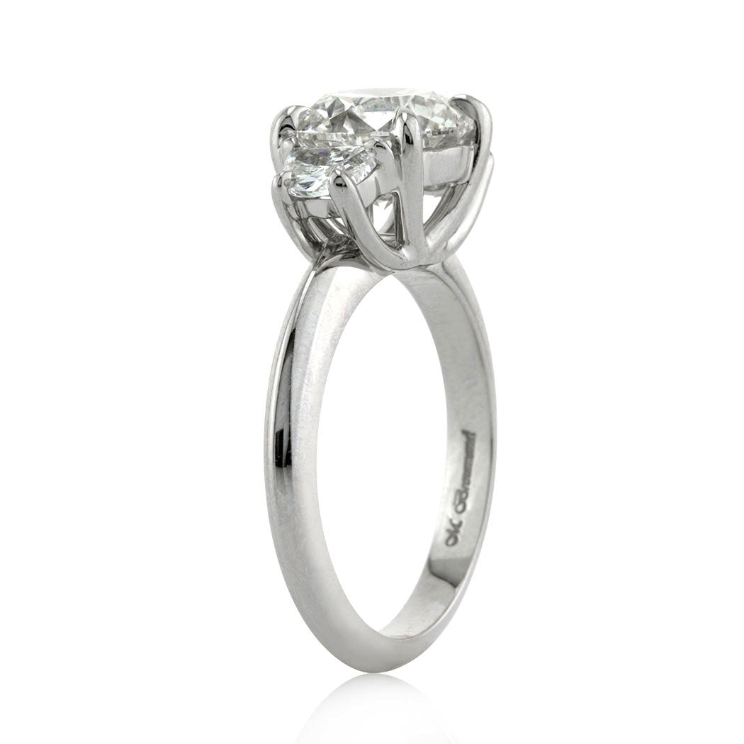 2.39ct Round Brilliant Cut Diamond Engagement Ring