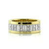 Men's 6.25ct Baguette and Princess Cut Diamond Eternity Band