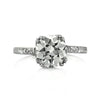 2.16ct Old European Cut Diamond Vintage Engagement Ring