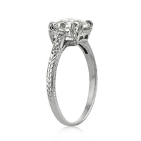2.16ct Old European Cut Diamond Vintage Engagement Ring