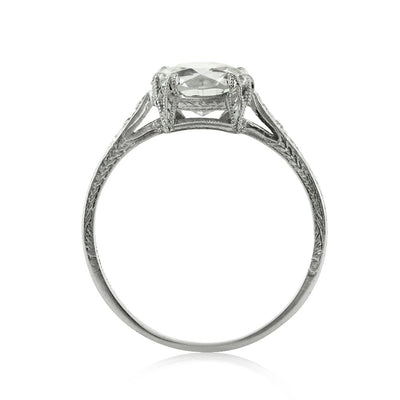 2.16ct Old European Cut Diamond Vintage Engagement Ring