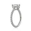 1.37ct Emerald Cut Diamond Engagement Ring