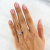 1.37ct Emerald Cut Diamond Engagement Ring