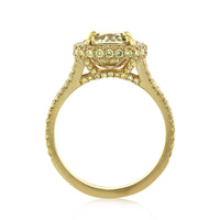 3.56ct Cushion Cut Diamond Engagement Ring