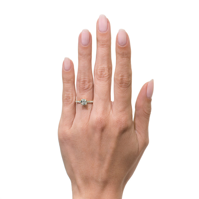 1.49ct Radiant Cut Diamond Engagement Ring