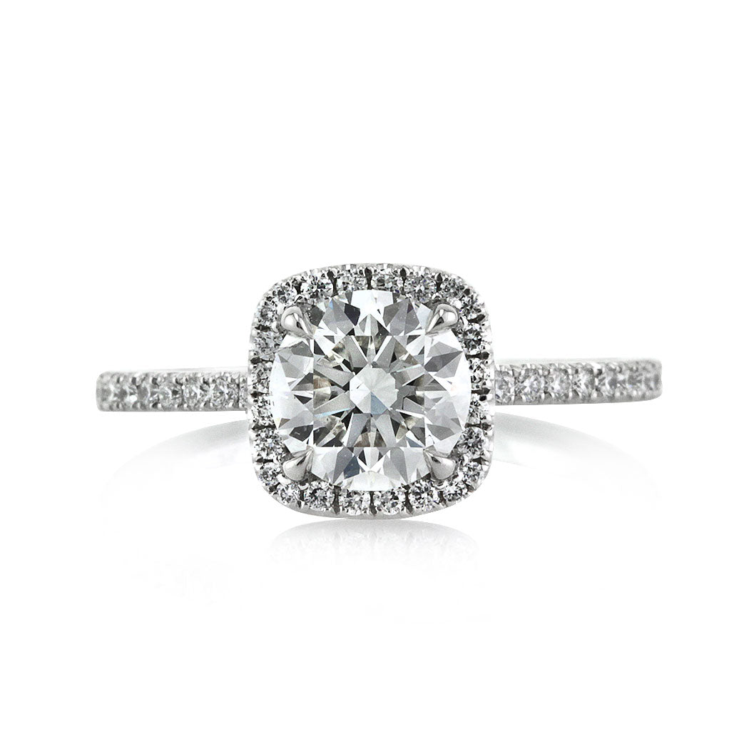 1.63ct Round Brilliant Cut Diamond Engagement Ring