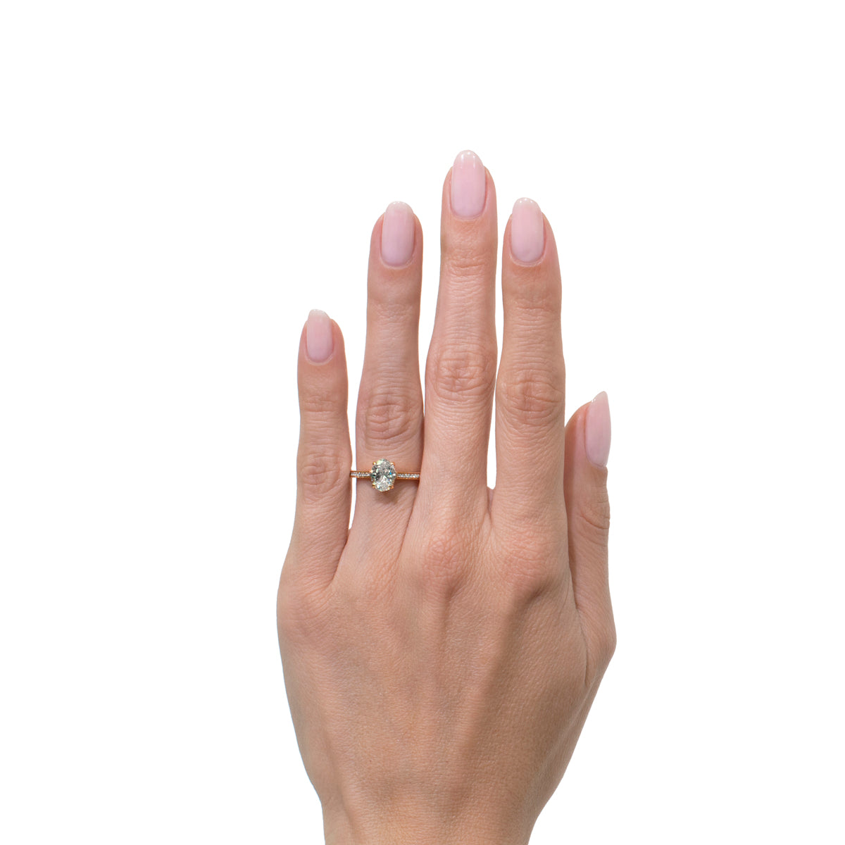 1.45ct Oval Cut Diamond Engagement Ring